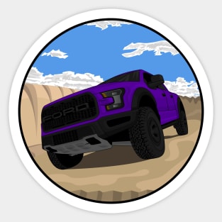 RAPTOR PURPLE Sticker